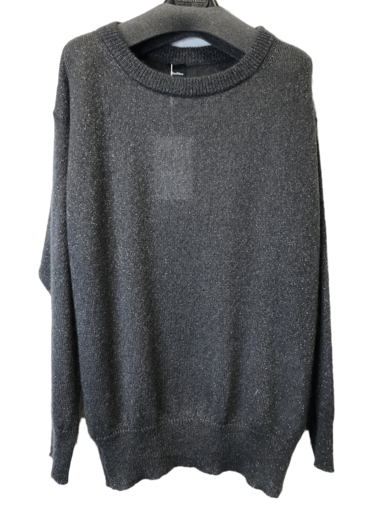 Pull gris pailleté