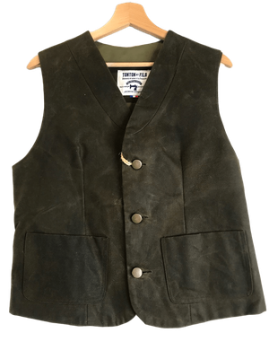 Gilets - Veston Lucien Waxed Brun