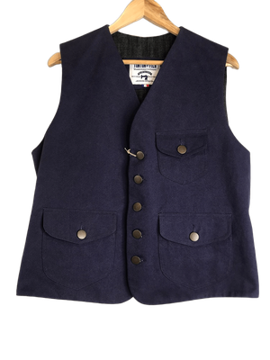 Gilets - Raoul Canvas Marine Denim