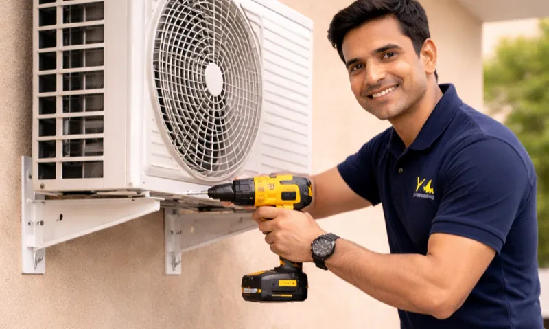 Portable AC Setup & Service
