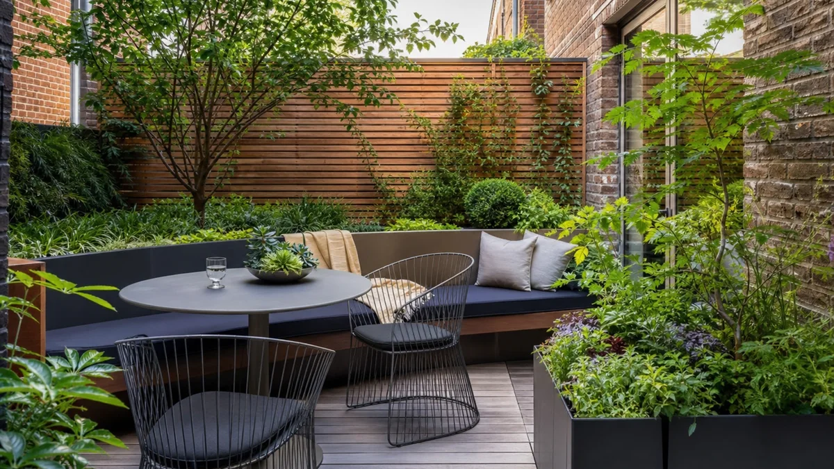 Creative layout solutions for maximizing small patio spaces