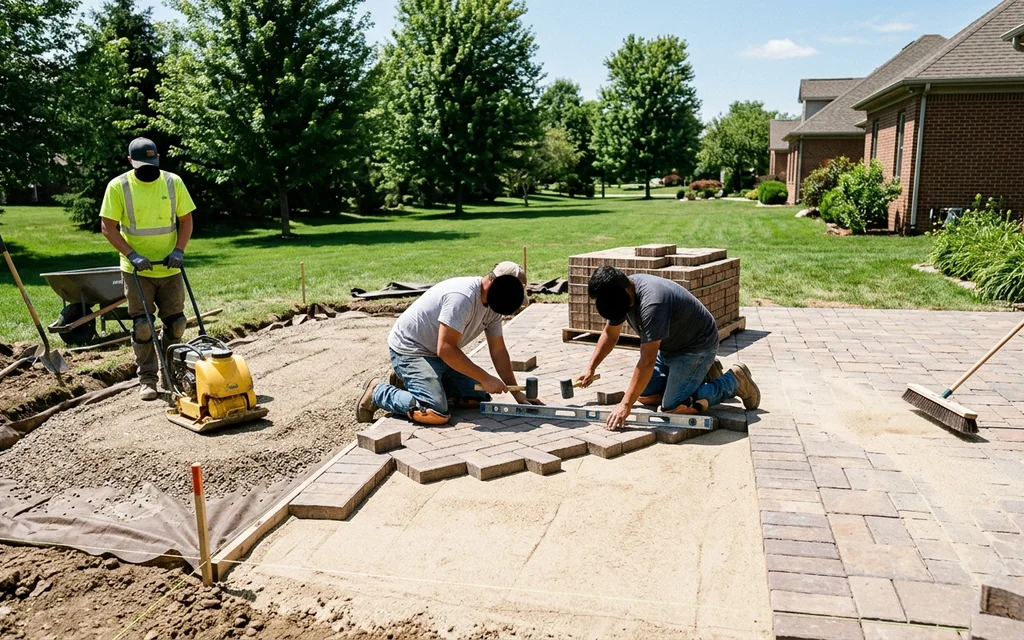 Step-by-step backyard paver project execution