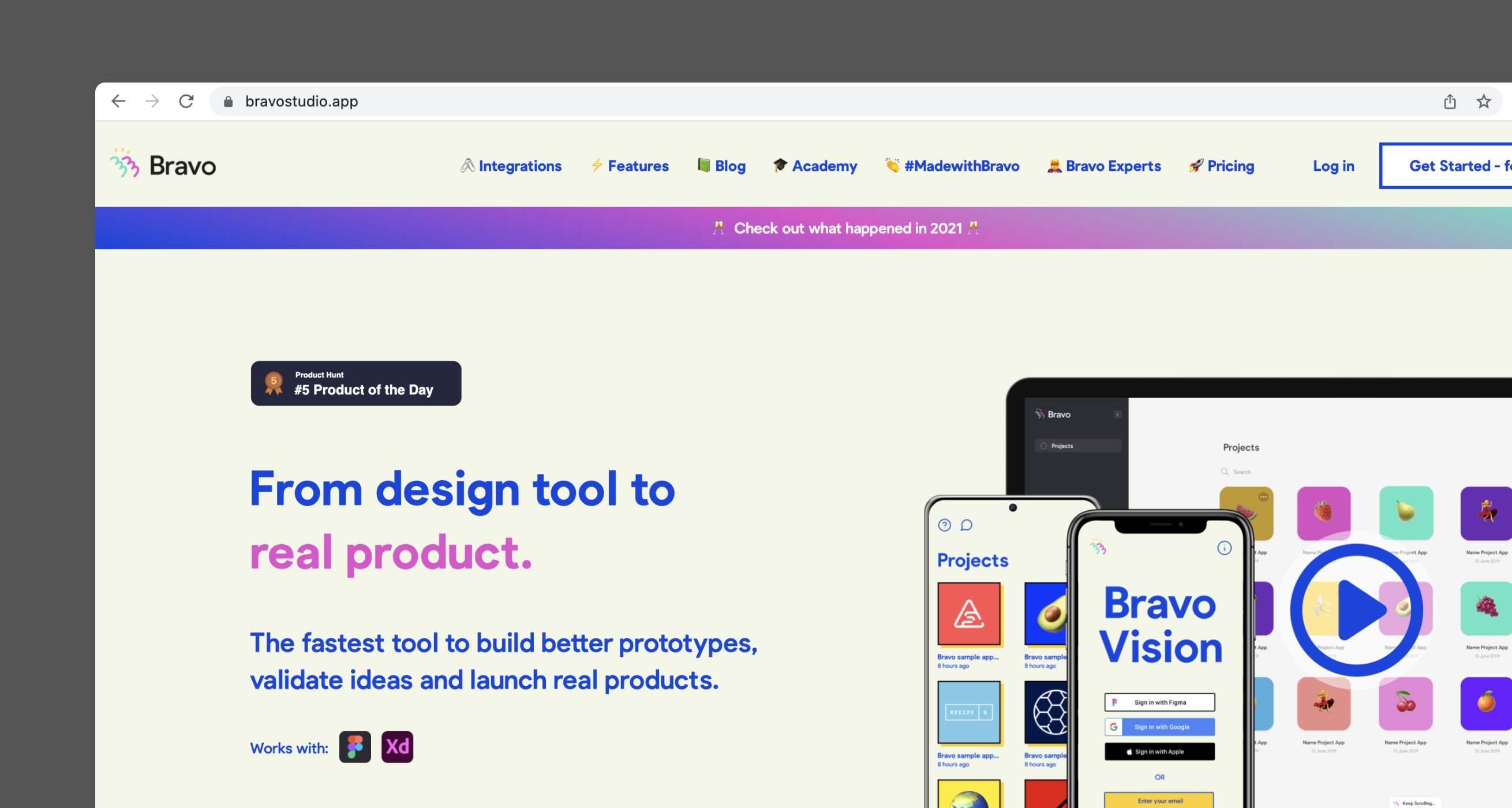 Figma to Bravo Studio -> Design & build native apps