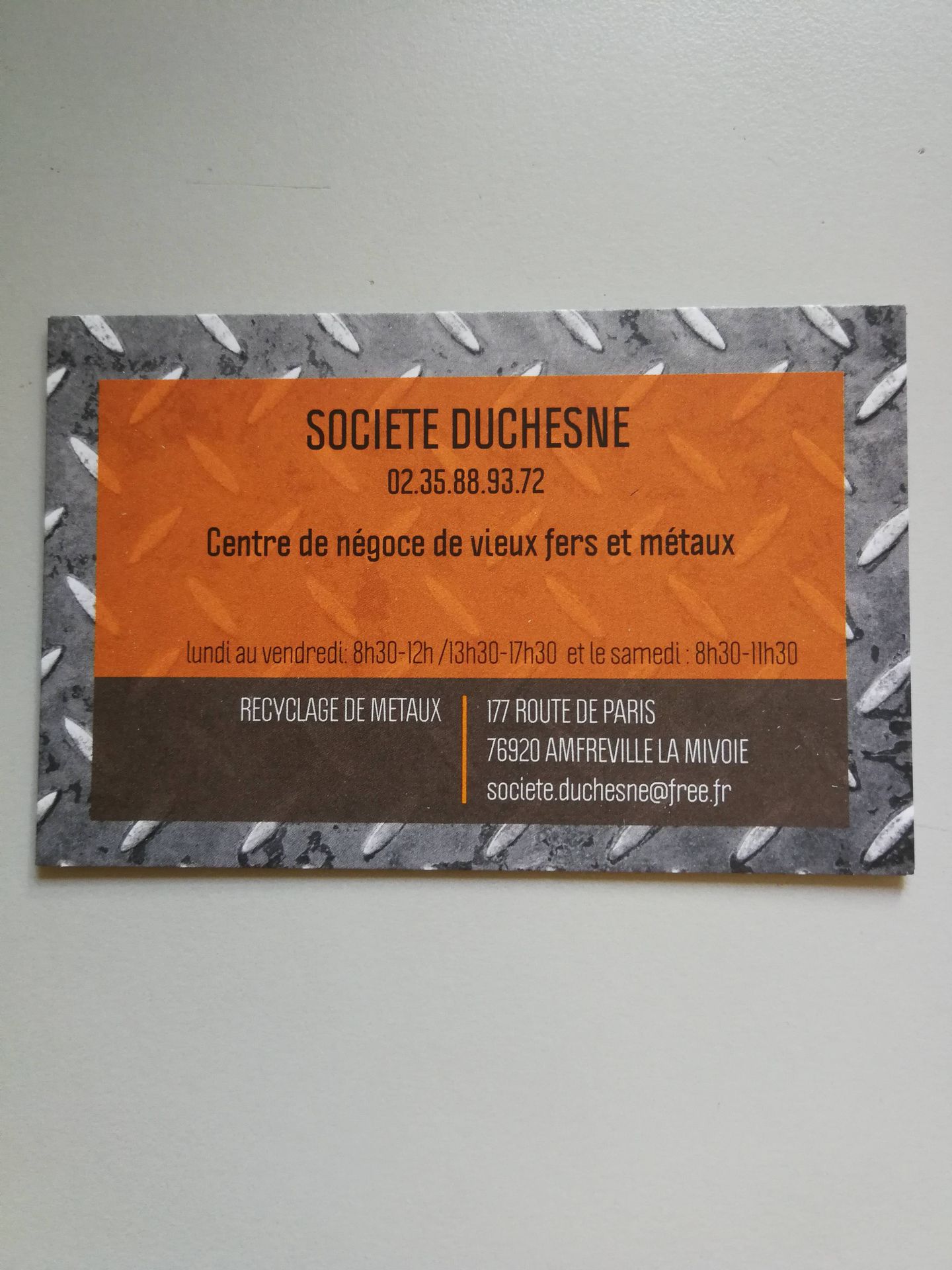 Duchesne Frères récupération, traitement de déchets divers