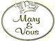 Mary Et Vous liste de mariage et art de la table (détail)