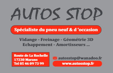 Autos Stop SARL pneu (vente, montage)