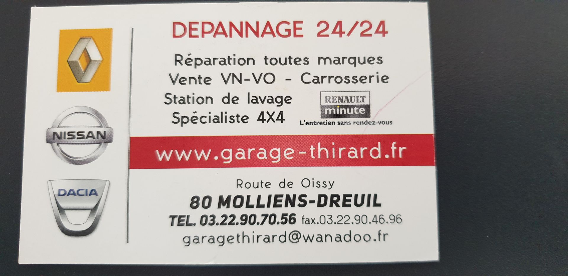 Garage Thirard David concessionnaire automobile