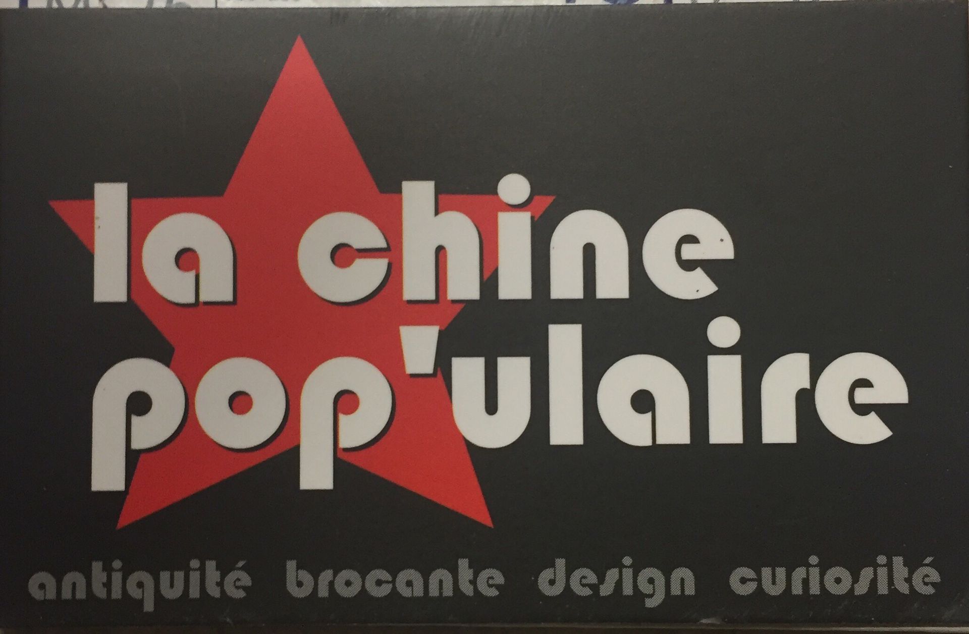 La Chine Pop' achat et vente d'antiquité