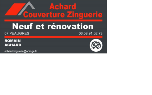 Achard Couverture Zinguerie