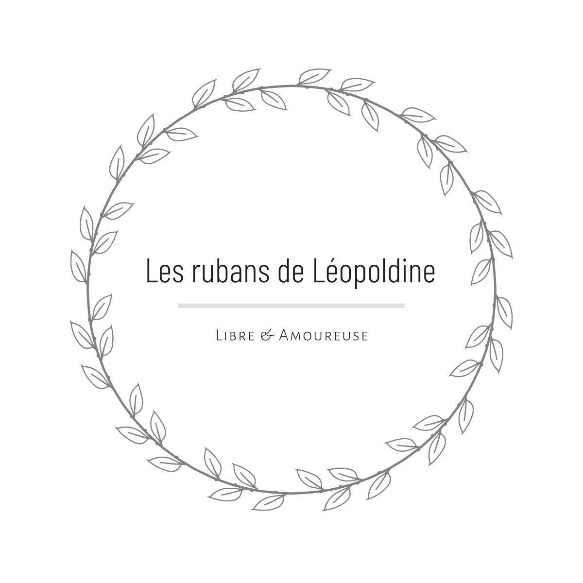 Les Rubans De Léopoldine liste de mariage et art de la table (détail)