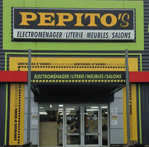 Pepito's Bigorre Distribution électroménager (détail)