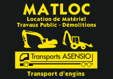 Matloc - Transports Asensio entreprise de travaux publics