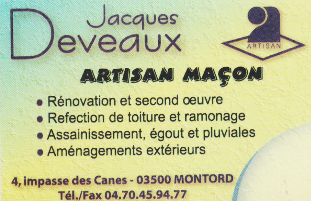 Deveaux Jacques entreprise de maçonnerie