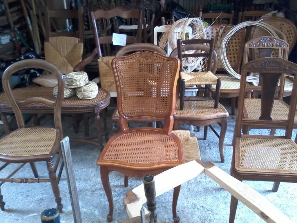 Rempaillage Cannage Tissu et toutes réparations de chaises fauteuil