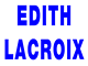 Lacroix Edith