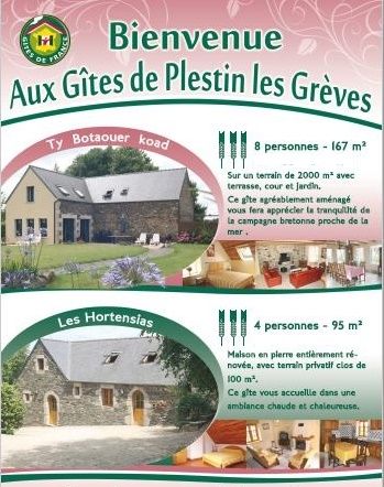 Les gites de Plestin Les Grèves gîte rural et chambre d'hôte