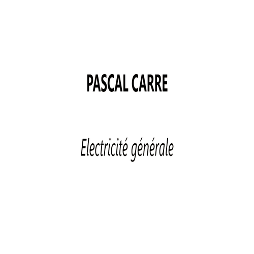 Carre Pascal