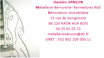 Vançon Damien métaux non ferreux et alliages (production, transformation, négoce)