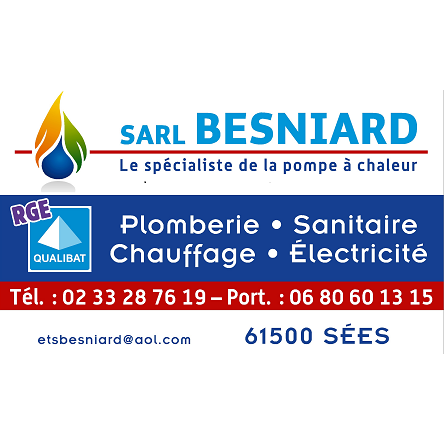 Besniard SARL ventilation et aération (vente, installation de matériel)