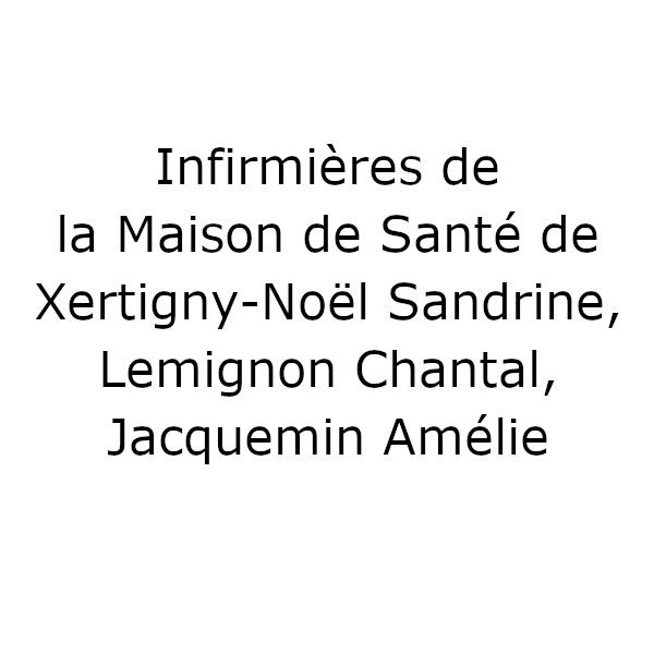 Cabinet infirmier - Noël, Jacquemin, Jacquot infirmier, infirmière (cabinet, soins à domicile)