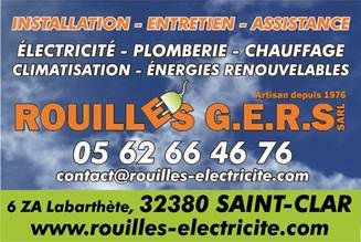 Rouilles - Gers Energies Renouvelables électricité (production, distribution, fournitures)