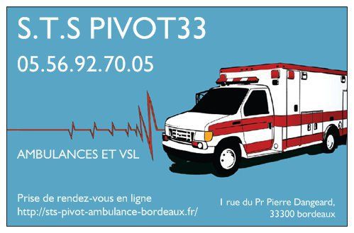 Transports Sanitaires Pivot 33 ambulance