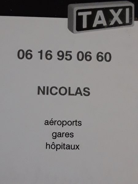 Taxi Nicolas taxi