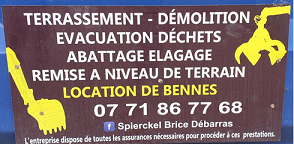 Terrassement SPIERCKEL BRICE récupération, traitement de déchets divers