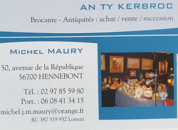 An Ty Kerbroc-Maury Michel achat et vente d'antiquité