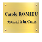 Romieu Carole avocat