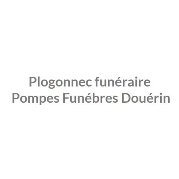 Douerin Sarl pompes funèbres, inhumation et crémation (fournitures)