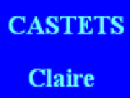 Castets Claire dentiste, chirurgien dentiste