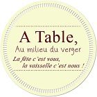 A Table Au Milieu Du Verger Services divers aux particuliers