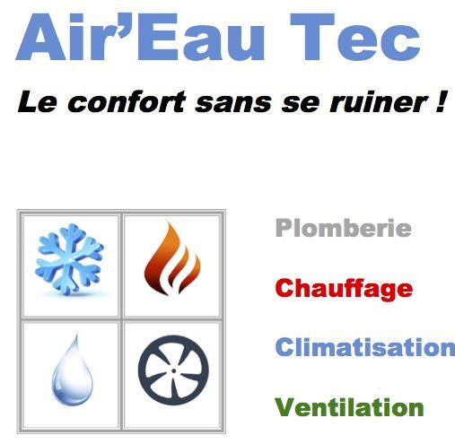 Air'Eau Tec EURL climatisation, aération et ventilation (fabrication, distribution de matériel)