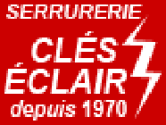 Clés Eclair dépannage de serrurerie, serrurier