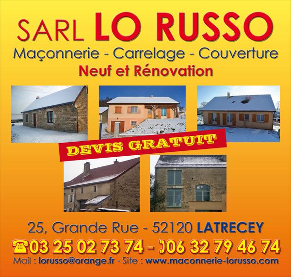 SARL LO RUSSO Construction, travaux publics