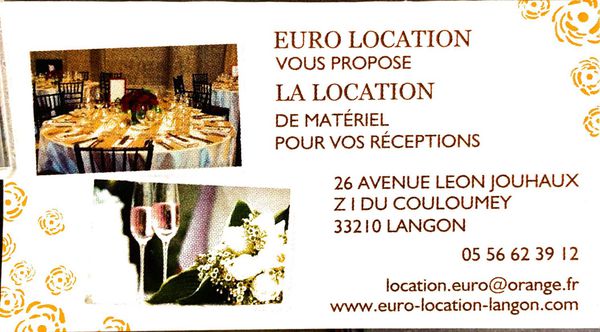 Euro Location SARL location de tente et chapiteau 