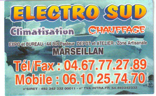 Electrosud SARL climatisation (étude, installation)