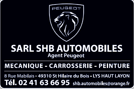 SARL SHB Automobiles garage d'automobile, réparation