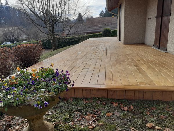 Belledonne Bois aménagement de terrasses et balcons