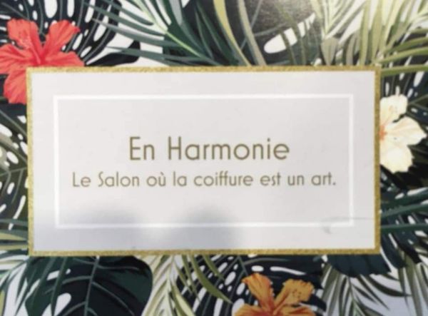 Coiffure en Harmonie Coiffure, beauté