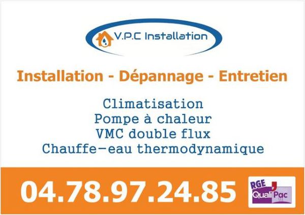 VPC Installation climatisation, aération et ventilation (fabrication, distribution de matériel)