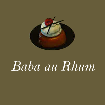 Le baba au rhum