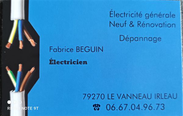 Beguin Fabrice électricité générale (entreprise)