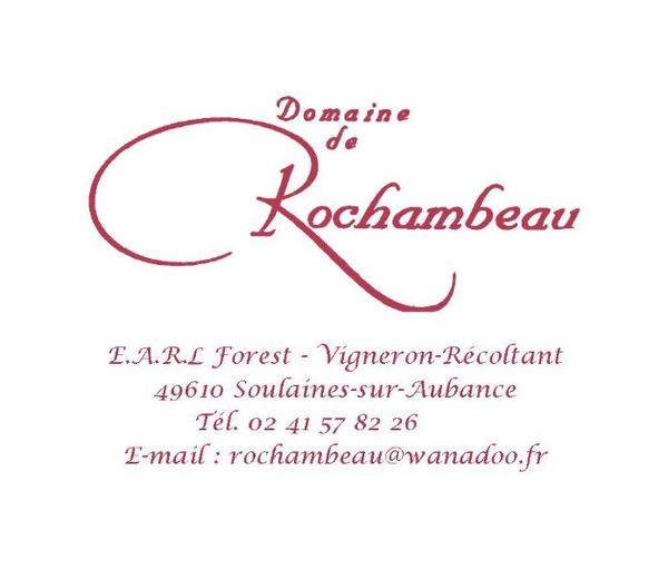 Domaine de Rochambeau EARL FOREST vin (producteur récoltant, vente directe)