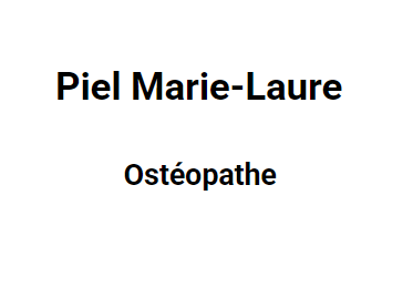 Piel Marie-Laure ostéopathe