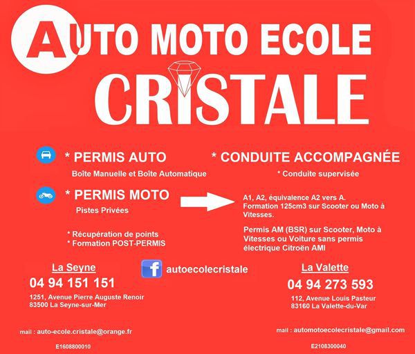 Auto Moto Ecole Cristale auto école