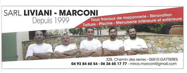 Liviani Marconi SARL entreprise de maçonnerie