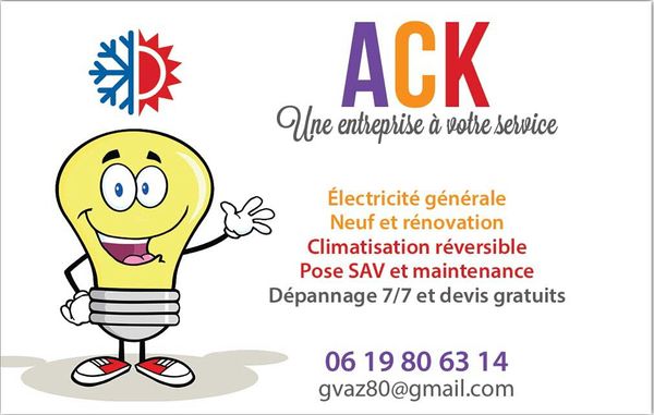 Ack ventilation et aération (vente, installation de matériel)