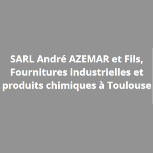 André Azémar et Fils emballage et conditionnement (machine, matériel, fournitures)